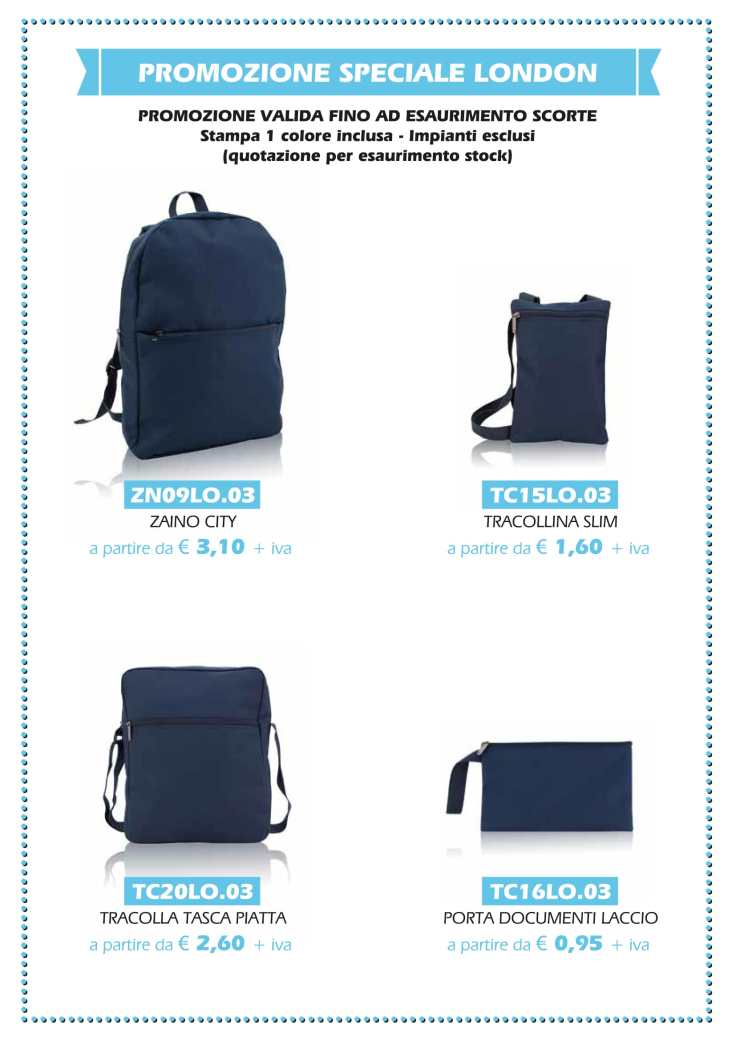 PROMOZIONE PRIMAVERA 2017- London